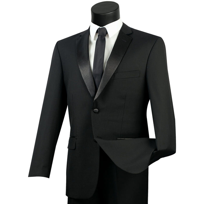 Classic-Fit Formal Tuxedo in Black