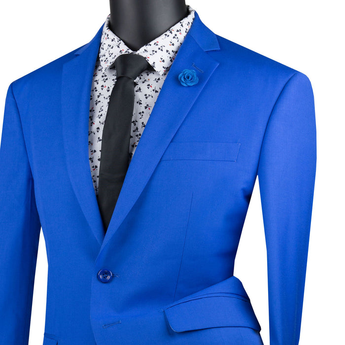 2-Button Slim-Fit Suit in Royal Blue