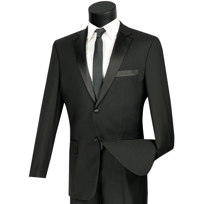 Slim-Fit Formal Tuxedo in Black