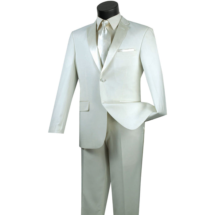 Slim-Fit Formal Tuxedo in Ivory