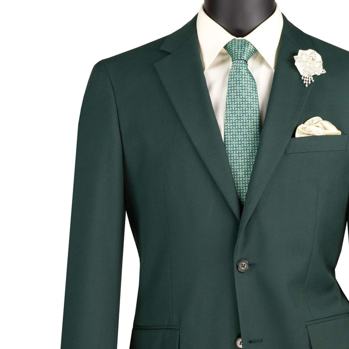 2-Button Slim-Fit Suit in Hunter Green
