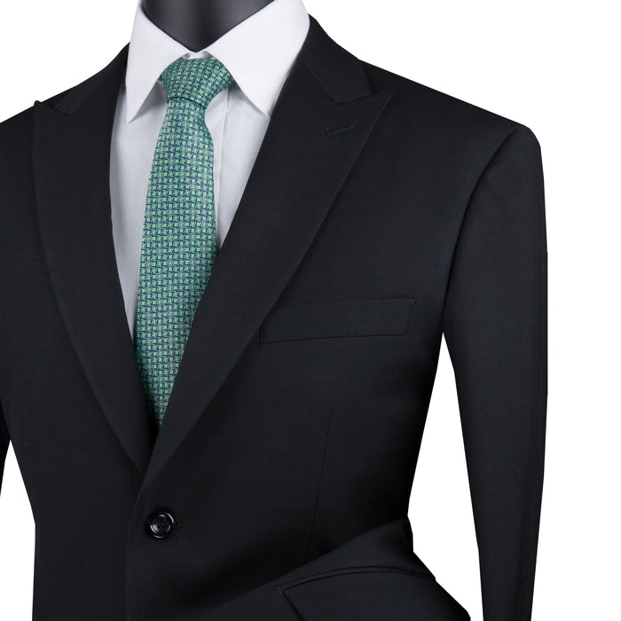 2-Button Modern-Fit Suit in Black