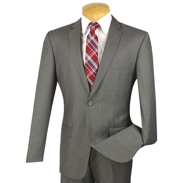 2-Button Slim-Fit Suit in Gray
