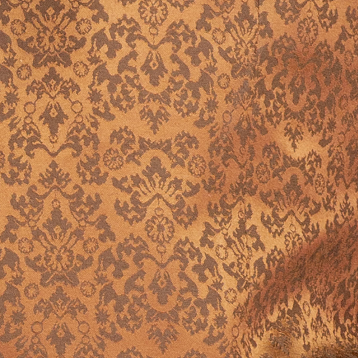 VINCI Men's Brown Floral Jacquard 2 Button Regular Fit Tuxedo Jacket – NEW. Features an elegant floral jacquard pattern, wide peak lapel, fully lined construction, and classic silhouette for polished formal style. Ideal for weddings, proms, holiday parties, and black-tie events. Available at Fashion House Inc. (FH Menswear, Style #BF-9)