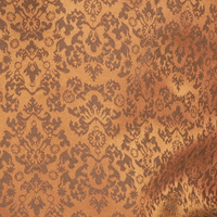 VINCI Men's Brown Floral Jacquard 2 Button Regular Fit Tuxedo Jacket – NEW. Features an elegant floral jacquard pattern, wide peak lapel, fully lined construction, and classic silhouette for polished formal style. Ideal for weddings, proms, holiday parties, and black-tie events. Available at Fashion House Inc. (FH Menswear, Style #BF-9)