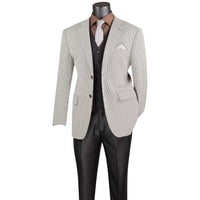 VINCI Men's Black 2 Button Houndstooth Modern Fit Blazer – NEW. Features a tailored modern fit silhouette with classic houndstooth pattern, notch lapel, and fully lined construction for refined everyday style. A versatile blazer for formal or casual occasions. Available at Fashion House Inc. (FH Menswear, Style #BM-HT)