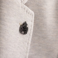 VINCI Men's Oatmeal 2 Button Textured Modern Fit Blazer – NEW. Features super stretch textured weave fabric, stitched lapel, center vent, built-in pocket square, and tailored modern fit for comfort and style. A versatile sport coat for business or casual wear. Available at Fashion House Inc. (FH Menswear, Style #BMK-2)