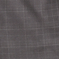 VINCI Men's Black Sharkskin Glen Plaid Double Breasted Regular Fit Suit NEW. Features a sharp peak lapel, fully lined double breasted jacket, refined sharkskin Glen Plaid pattern, and flat front pants with a flexible comfort waistband and unfinished hems for custom tailoring. A classic men's suit for business, office, weddings, formal events, and evening wear. Available at Fashion House Inc. (FH Menswear, Style #DRW-7)