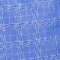 VINCI Men's Nautic Blue Sharkskin Glen Plaid Double Breasted Regular Fit Suit NEW. Features a sharp peak lapel, fully lined double breasted jacket, refined sharkskin Glen Plaid pattern, and flat front pants with a flexible comfort waistband and unfinished hems for custom tailoring. A classic men's suit for business, office, weddings, formal events, and evening wear. Available at Fashion House Inc. (FH Menswear, Style #DRW-7)
