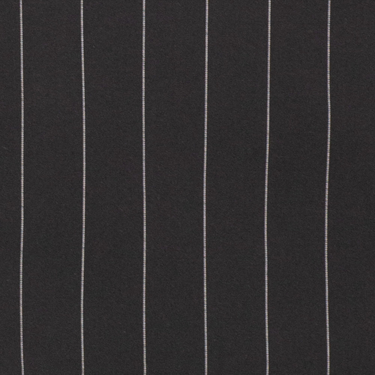 VINCI Men's Black Wide Stripe Double-Breasted 6 Button Regular Fit Suit – NEW. Features a bold wide pinstripe pattern, peak lapel jacket, ticket pocket, side vents, and flat-front pants with an adjustable waistband. A polished statement suit for business, formal, or evening wear. Available at Fashion House Inc. (FH Menswear, Style #DSS-5)