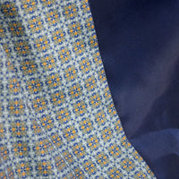 VINCI Men's Blue Windowpane 3 Piece Modern Fit Suit – NEW. Features a bold peak lapel jacket, matching vest, and flat-front pants with elastic waistband and unfinished hems for custom tailoring. A sharp, versatile choice for business or formal occasions. Available at Fashion House Inc. (FH Menswear, Style #F-MV2W4)