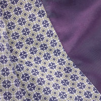 Windowpane 3-Piece Modern Fit Suit in Purple