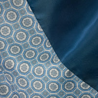 Windowpane 3-Piece Modern Fit Suit in Teal Blue