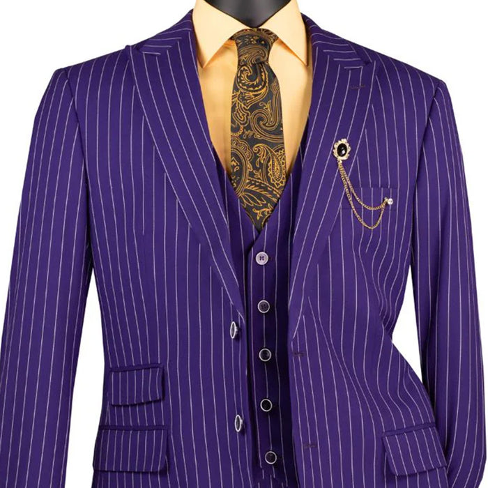 purple pinstripe dress pants Men's Pinstripe & Purple Suits: A Buying Guide for SMEs