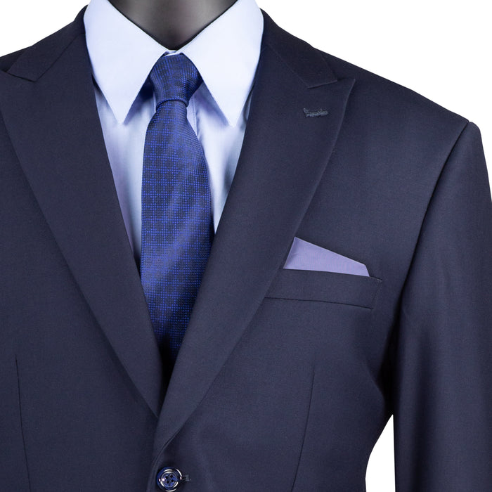 2-Button Modern-Fit Suit in Navy Blue