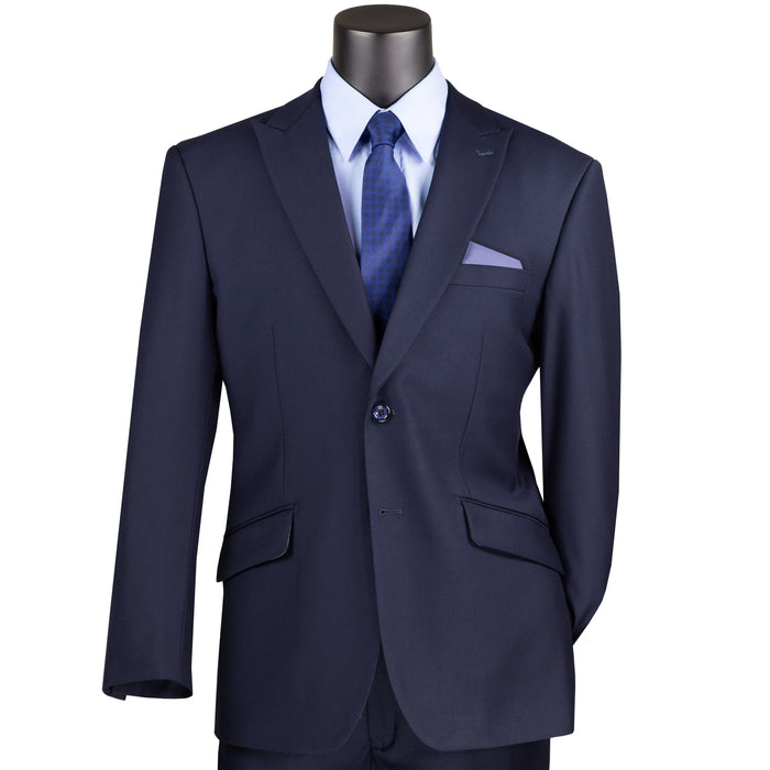 2-Button Modern-Fit Suit in Navy Blue