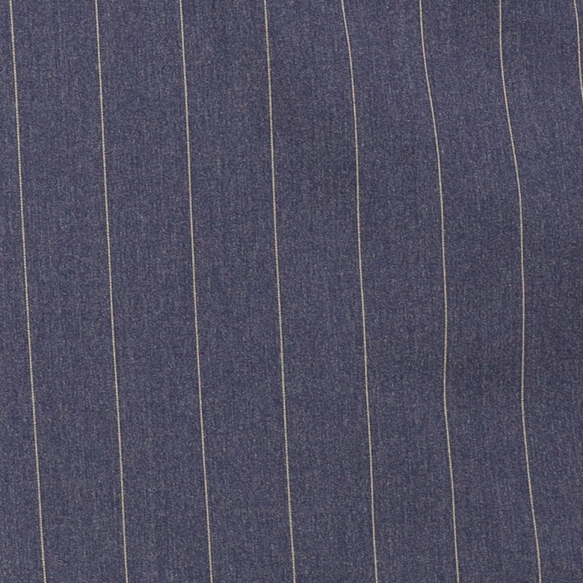 Wide Striped Double Breasted Regular Fit Suit w/ Adjustable Waistband in Denim Blue