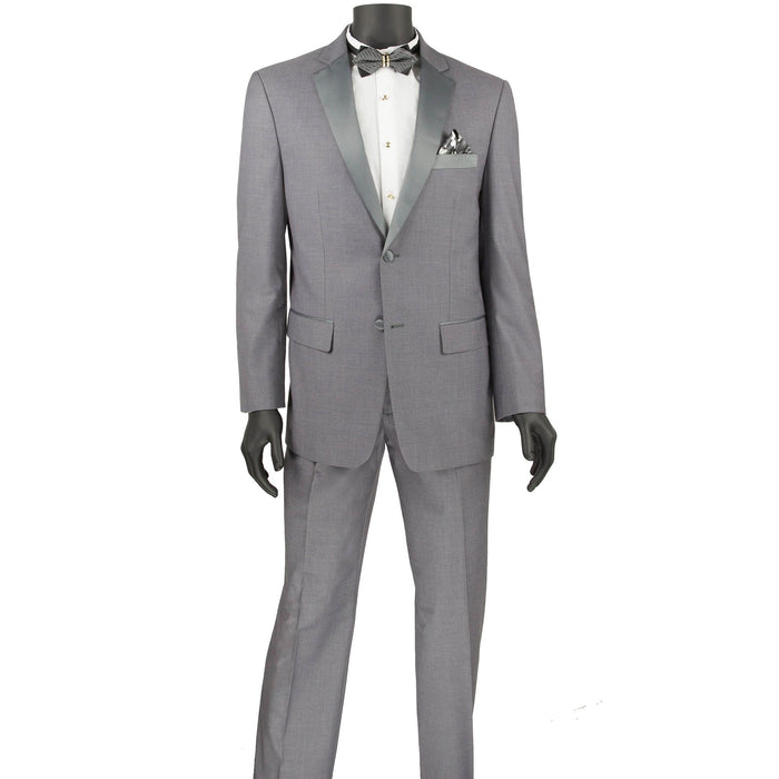 Slim-Fit Formal Tuxedo in Gray